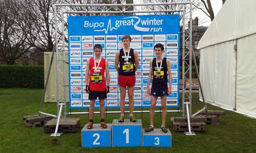 Connor Maclean takes silver at the Inter District XC Edinburgh 2013